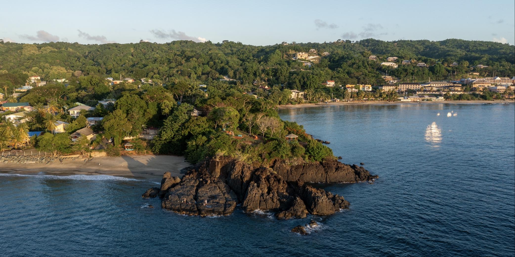 A drone's view of Fort Bennett