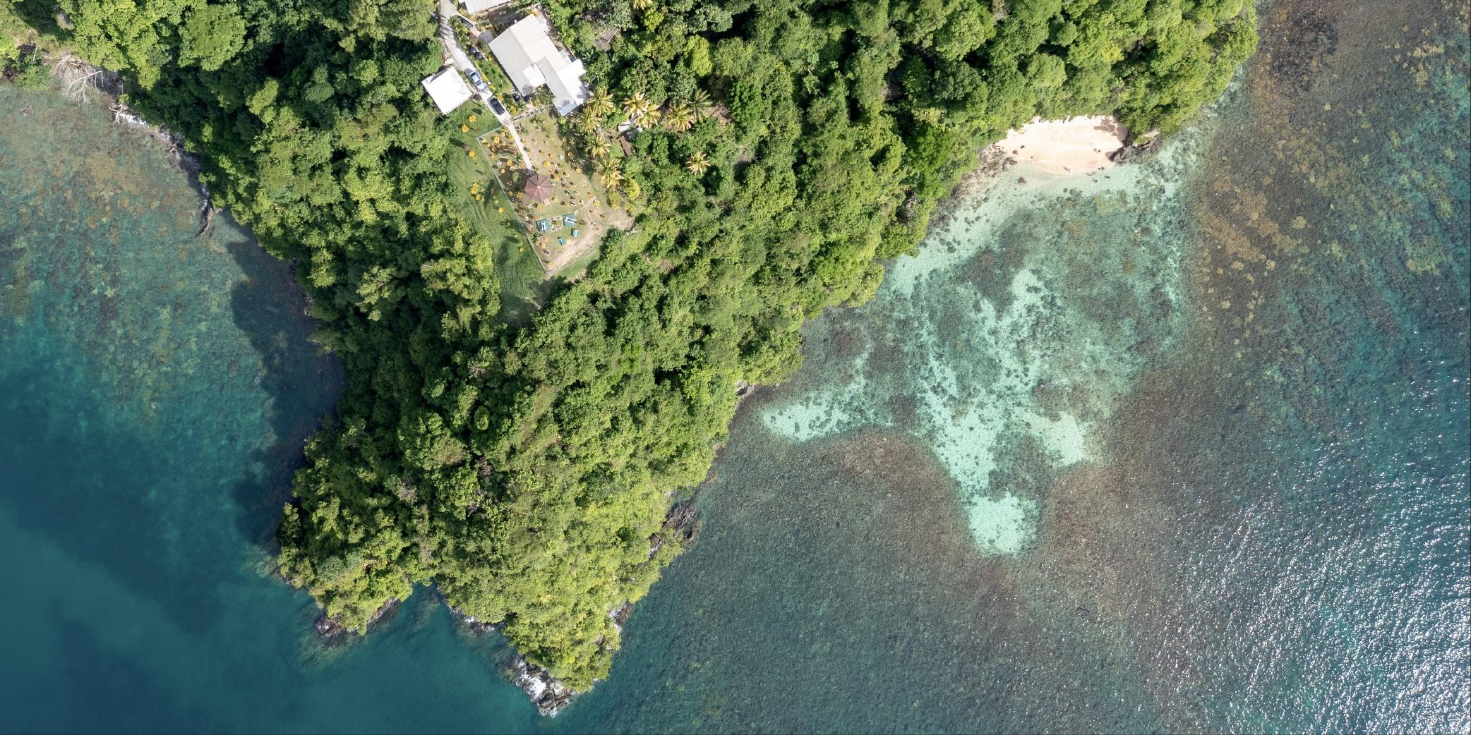 Aerial shot of Fort Campbelton