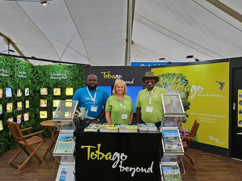 Tobago representatives at the Global Bird Fair